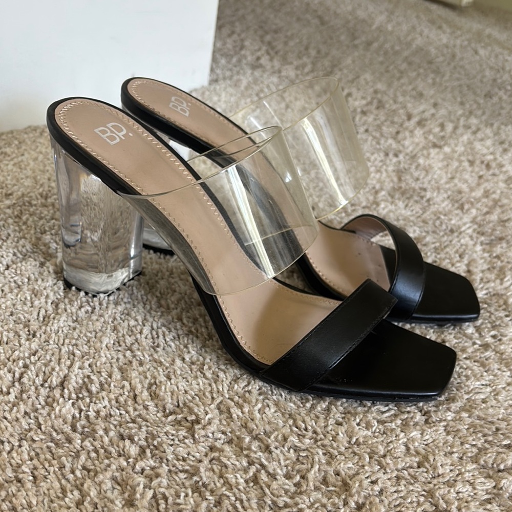 BP Black and Clear Heel